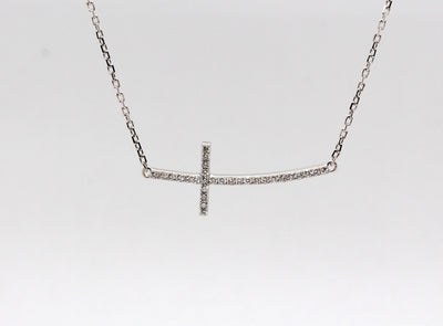 18KW .25 Cttw Diamond Necklace