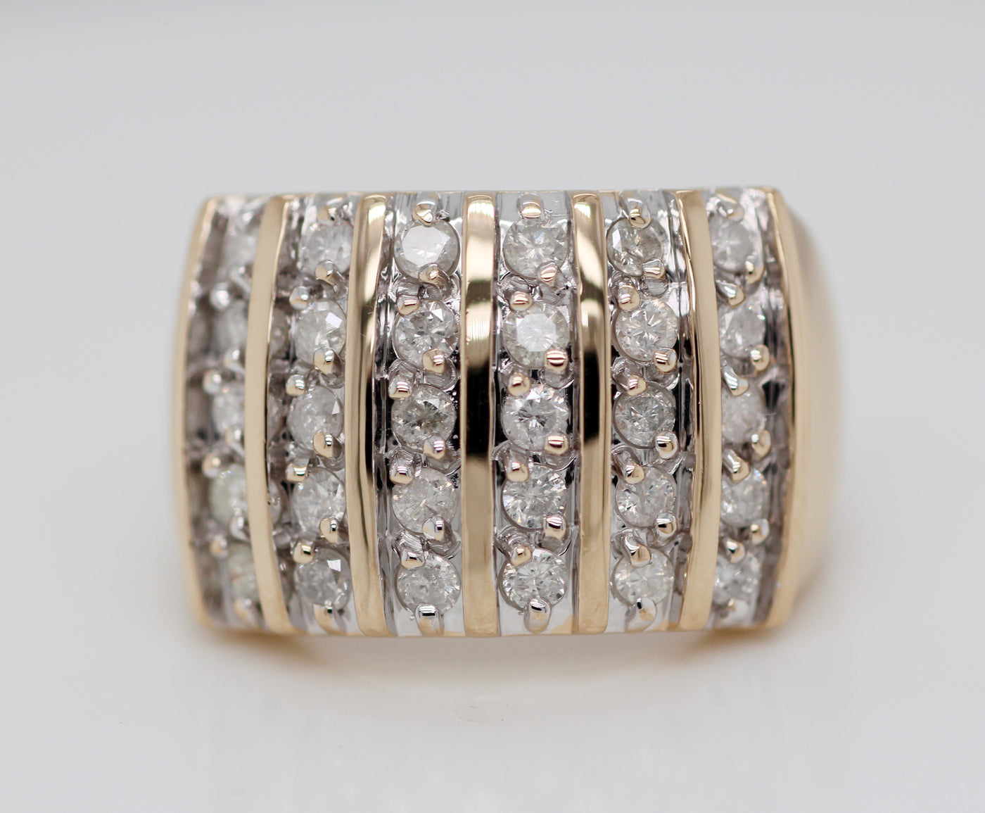 ESTATE 14KY 1.00 CTTW DIAMOND FASHION RING I-I2