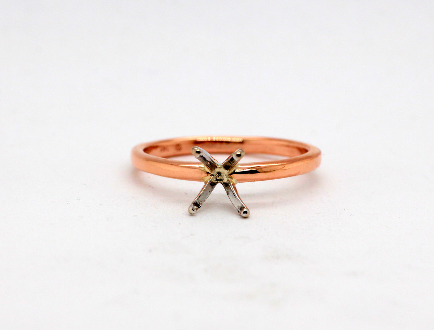 14KR Solitaire Mounting