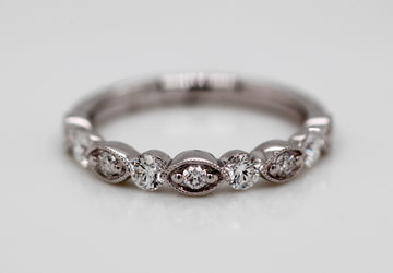 14KW .50 CTTW DIAMOND WEDDING BAND