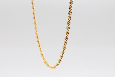 14KY 18" 3.0 mm Rope Chain