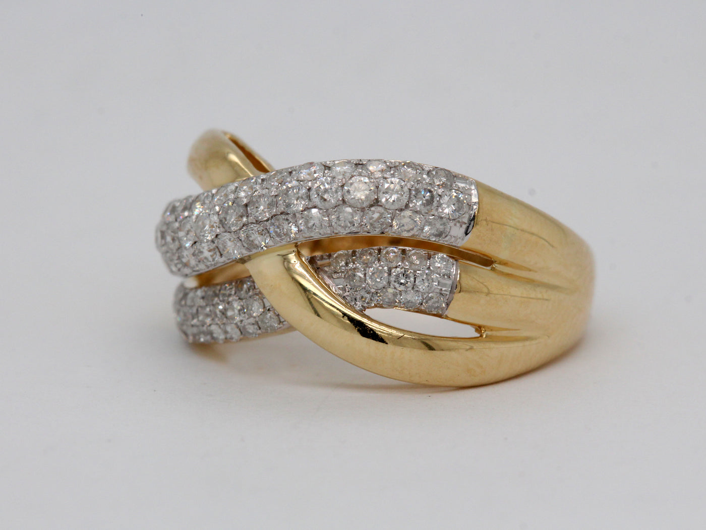 14KY 1.00 Cttw Diamond Ring