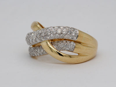 14KY 1.00 Cttw Diamond Ring