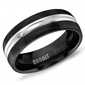 CROWN BLACK COBALT GENTS BAND CBB-7008