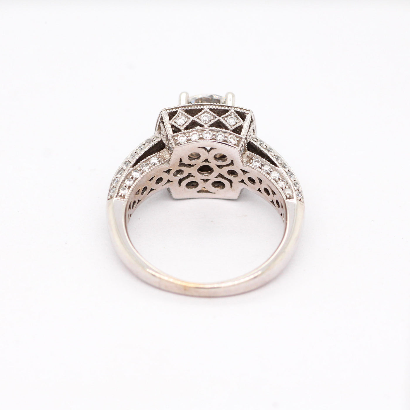 18KW 2.31CTTW Diamond Engagement Ring