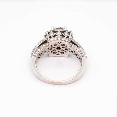 18KW 2.31CTTW Diamond Engagement Ring