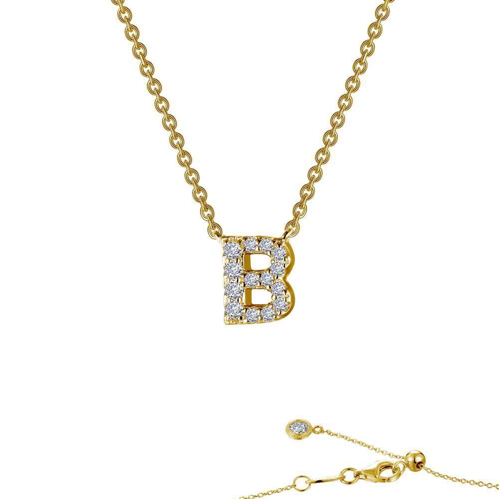 Letter B Pendant Necklace