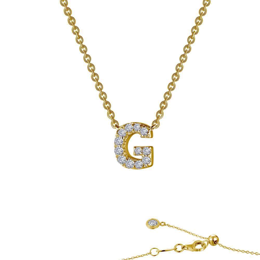 Letter G Pendant Necklace