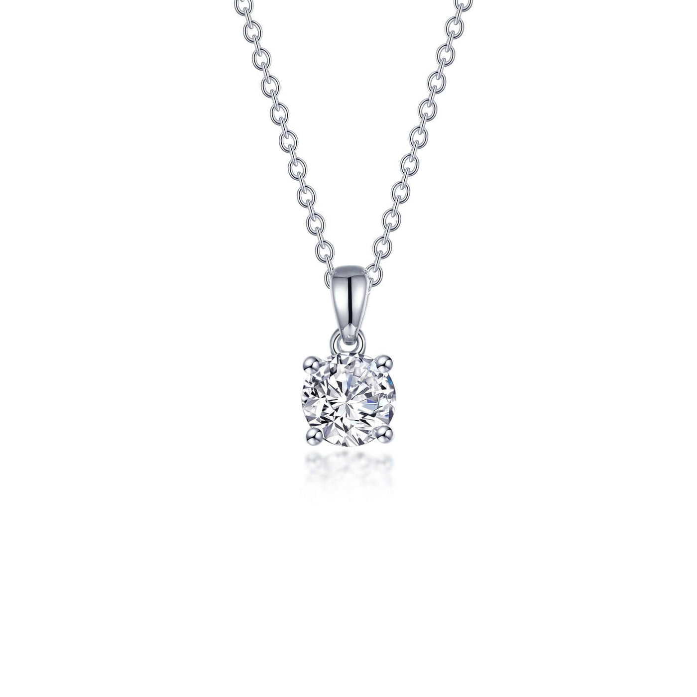 1 CTW 4-Prong Solitaire Necklace image