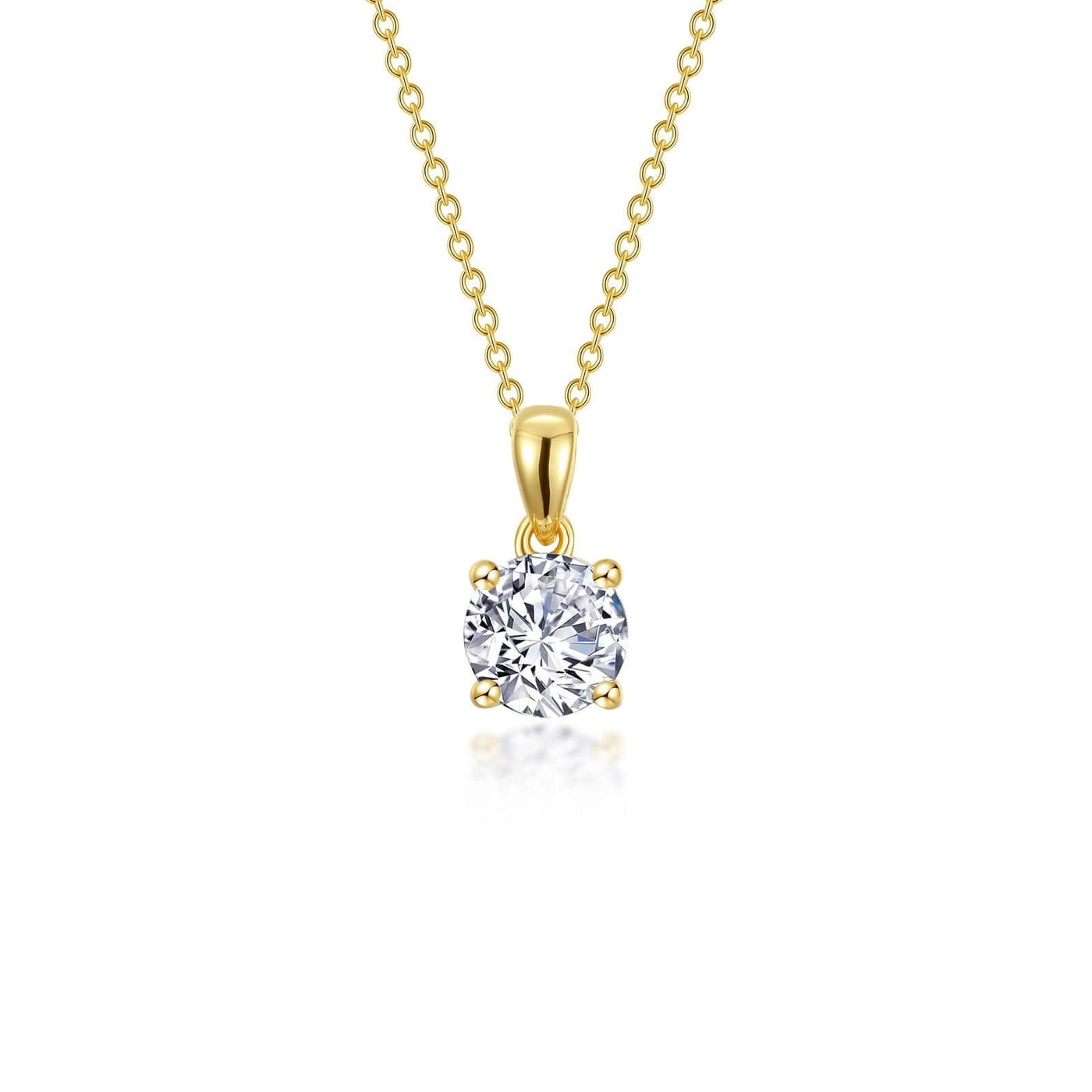 1.25 CTW 4-Prong Solitaire Necklace image